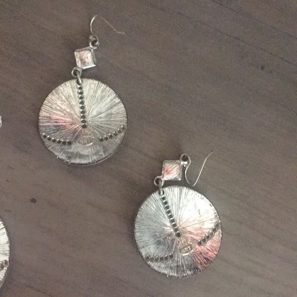 Silver and turquoise necklace and earrings - Picture 6 of 6